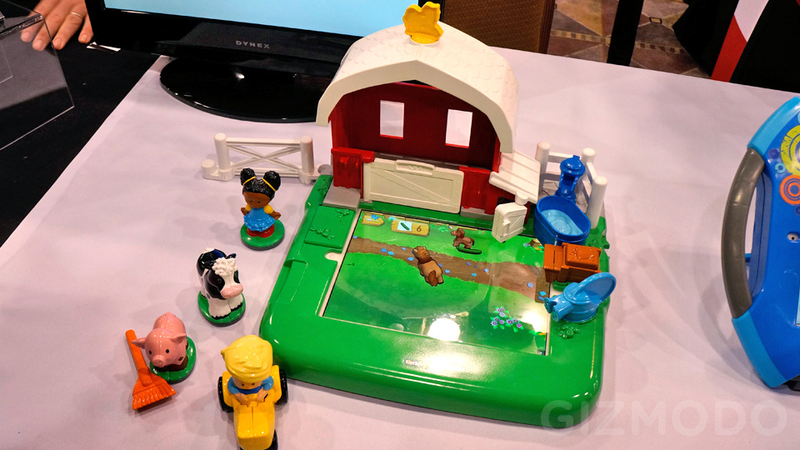 Illustration for article titled Fisher-Price's Iconic Farm Set Gains an iPad Dock and Loses Imagination Requirements